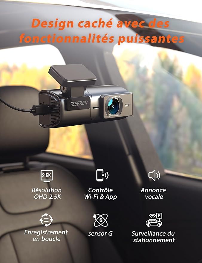Dashcam 4K WiFi GPS